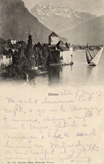 Images Dated 6th April 2011: Switzerland - Chillon and Lake Geneva