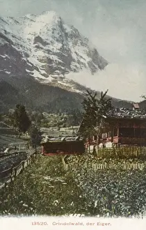 Grindelwald Prints: Switzerland - The Eiger viewed from Grindelwald