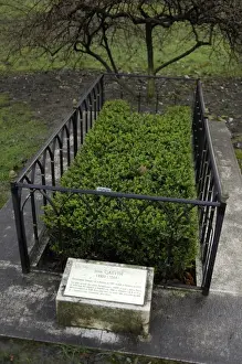 Calvin Prints: SWITZERLAND. Geneva. John Calvins tomb, in