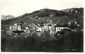 Alps Prints: Switzerland - Glion - Panoramic View