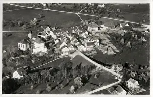 Zurich Prints: Switzerland - Gruningen - Aerial View