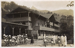 Images Dated 10th August 2016: Switzerland - High Altitude Clinic of Dr Rollier at Le Sepey