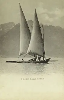 Switzerland - Lac Leman (Lake Geneva) - Barque