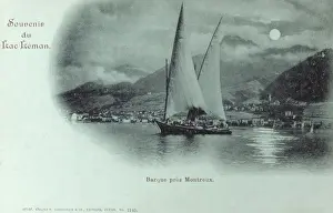 Switzerland - Lac Leman (Lake Geneva) - Barque
