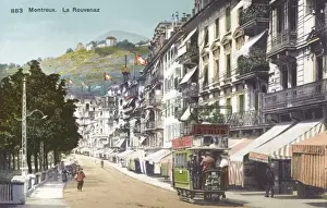 Montreux Prints: Switzerland - Montreux - La Rouvenaz