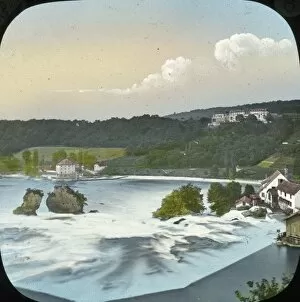 Switzerland - The Rhine above the Falls, Neuhausen
