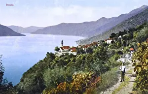 Municipality Prints: Switzerland - Ronco sopra Ascona