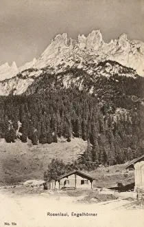 Rosenlaui Prints: Switzerland - Rosenlaui Glacier and the Engelhorn Mountain