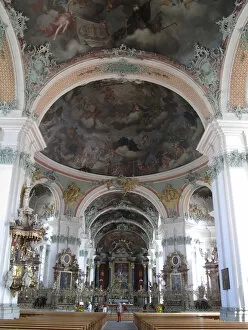 Images Dated 22nd August 2012: Switzerland, St. Gallen: Cathedral