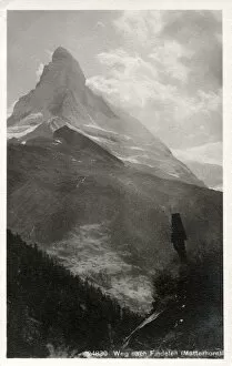 Images Dated 10th April 2019: Switzerland - View toward the Matterhorn