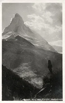 Images Dated 10th April 2019: Switzerland - View toward the Matterhorn
