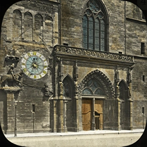 Switzerland - West Door at the Basel Minster Switzerland - West Door at the Basel Minster