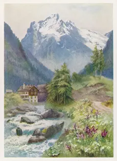 Alps Prints: Switzerland Wetterhorn