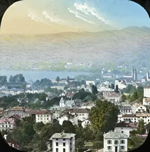 Zurich Prints: Switzerland - Zurich from the Flaraten