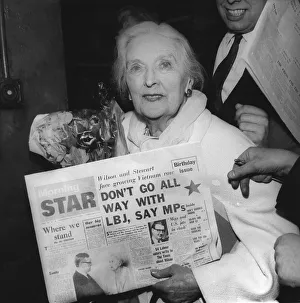 Sybil Thorndike, British actress of stage and screen