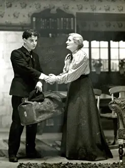 Sybil Thorndike and Emlyn Williams on stage