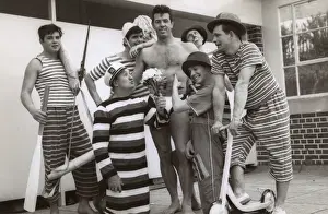 Beachwear Prints: Sychronised Swimming Team, Bournemouth - group of performers