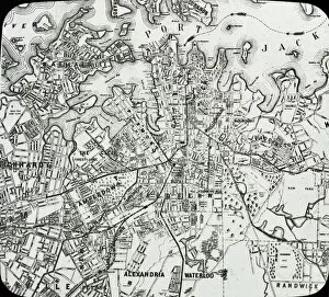 Australian Collection: Sydney, Australia - Map of Sydney and Port Jackson