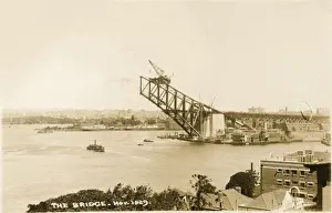 Iconic Prints: Sydney Harbour Bridge, Australia - Construction (1 of 2)