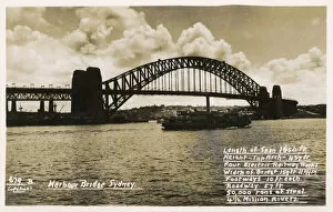 Images Dated 8th November 2016: Sydney Harbour Bridge, Sydney, New South Wales, Australia