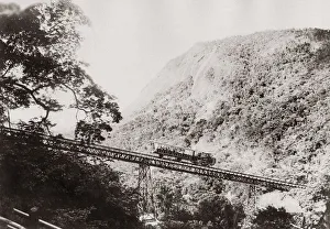 Funicular Prints: Sylvesters Bridge, Rio de Janeiro, Brazil, c. 1890
