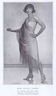 Sylvia Leslie as she appears in the the musical The Three Gr Sylvia Leslie as she appears in the the musical The Three Gr
