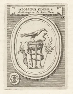 Ridolfino Venuti Prints: Symbols of the Greek god Apollo, Etruscan Apulu