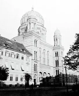 Synagogue Prints: The Synagogue, Berlin, Germany, Victorian period