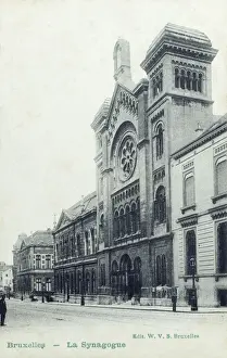 Synagogue Prints: The Synagogue, Brussels, Belgium