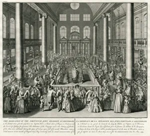 Jewish Collection: Synagogue dedication / Picart
