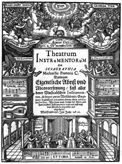 Images Dated 28th December 2011: Syntagma Musicum by Praetorius, 1620