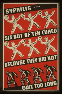 Cured Prints: Syphilis... six out of ten cured because they did not wait