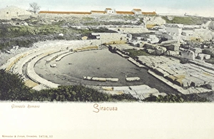 Syracuse, Italy - The Roman Gymnasium (Ginnasio) Syracuse, Italy - The Roman Gymnasium (Ginnasio)