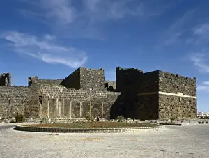 Syria. Bosra. A View of the citadel. Built in 8th century