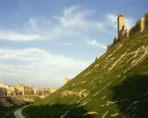 Syria. Citadel of Aleppo. Medieval fortified. Built 3rd mill