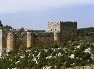 Syria. Citadel of Salah Ed-Din or Saladin Castle. Near Al-Ha