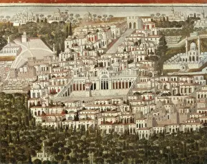 Beaux Prints: SYRIA. Damascus. Hazem Palace. Damascus (17th