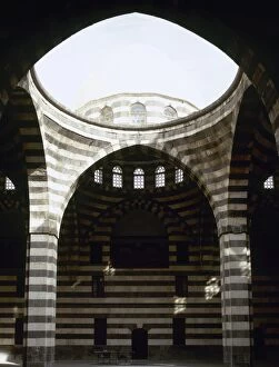 Near Gallery: Syria. Damascus. Khan As ad Pasha, old caravanserai built 17