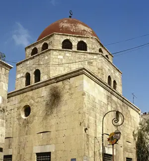 Near Prints: Syria. Damascus. Zahirie Madrasa. Exterior. Photo before Syr