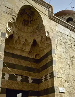 Near Prints: Syria. Damascus. Zahirie Madrasa. Entrance. Detail