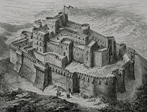 Bertrand Prints: Syria. Krak des Chevaliers. Castle built in
