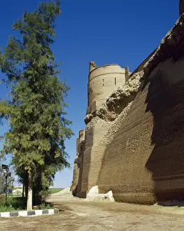 Syria. Qal at Ja bar castle on the left bank of Lake Assad