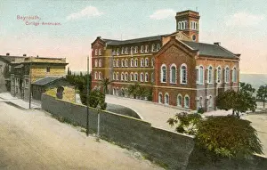 Educational Prints: Syrian Protestant College in Beirut (Beyrouth), Lebanon