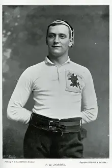 Dobson Prints: T H Dobson, Yorkshire Rugby player