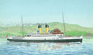 Images Dated 17th September 2018: T. S. Duchess of Hamilton, Caledonia Steam Packet Company