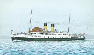 Nicholson Prints: T. S. Duchess of Montrose, Caledonia Steam Packet Company