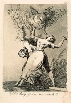 Burnished Prints: Can t anyone untie us? Plate 75 of Los Caprichos