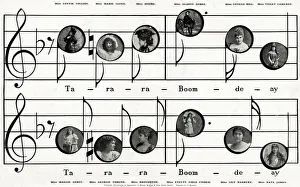 Singers Gallery: Ta-ra-ra-Boom-de-ay - popular song
