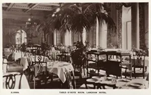 Table d Hote Room, Langham Hotel, London W1