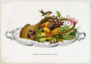 Almond Gallery: Table display -- fruit basket